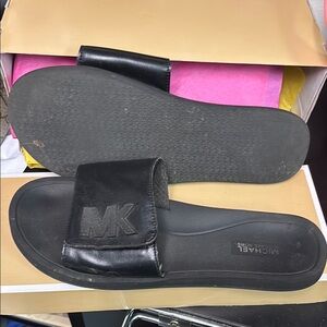 Michael Kors Black  Slide Sandals
